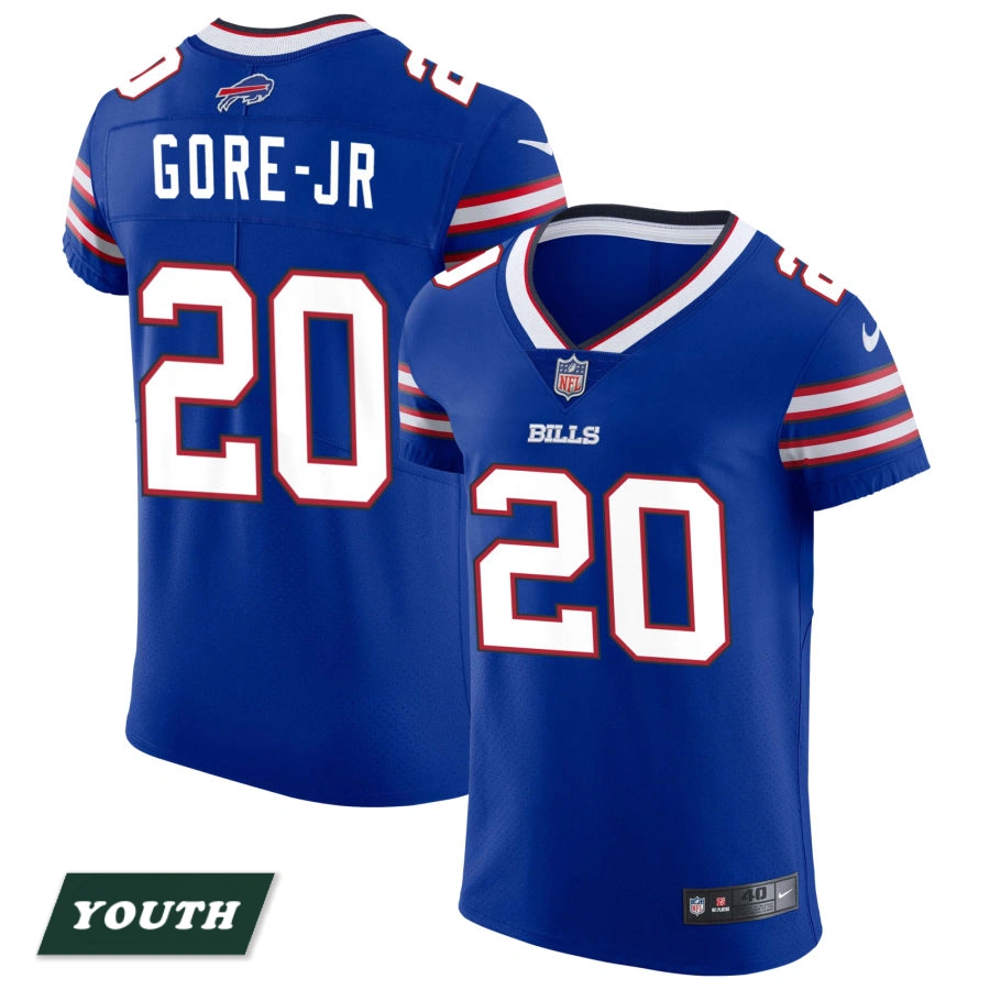 Youth Buffalo Bills Royal Vapor Elite #20 Frank Gore Jr Jersey